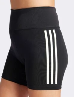 ADIDAS DailyRun 3 Stripes 5" Leggings - Black -Outlet Elevate Activewear Store adidas dailyrun 3 stripes 5in leggings black il7441 4