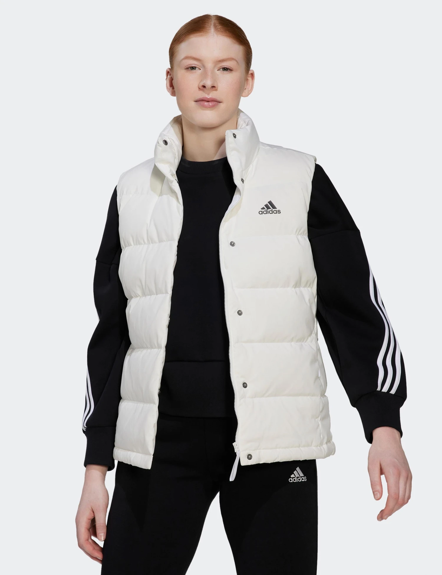 ADIDAS Helionic Down Vest - White 1 ADIDAS Helionic Down Vest - White