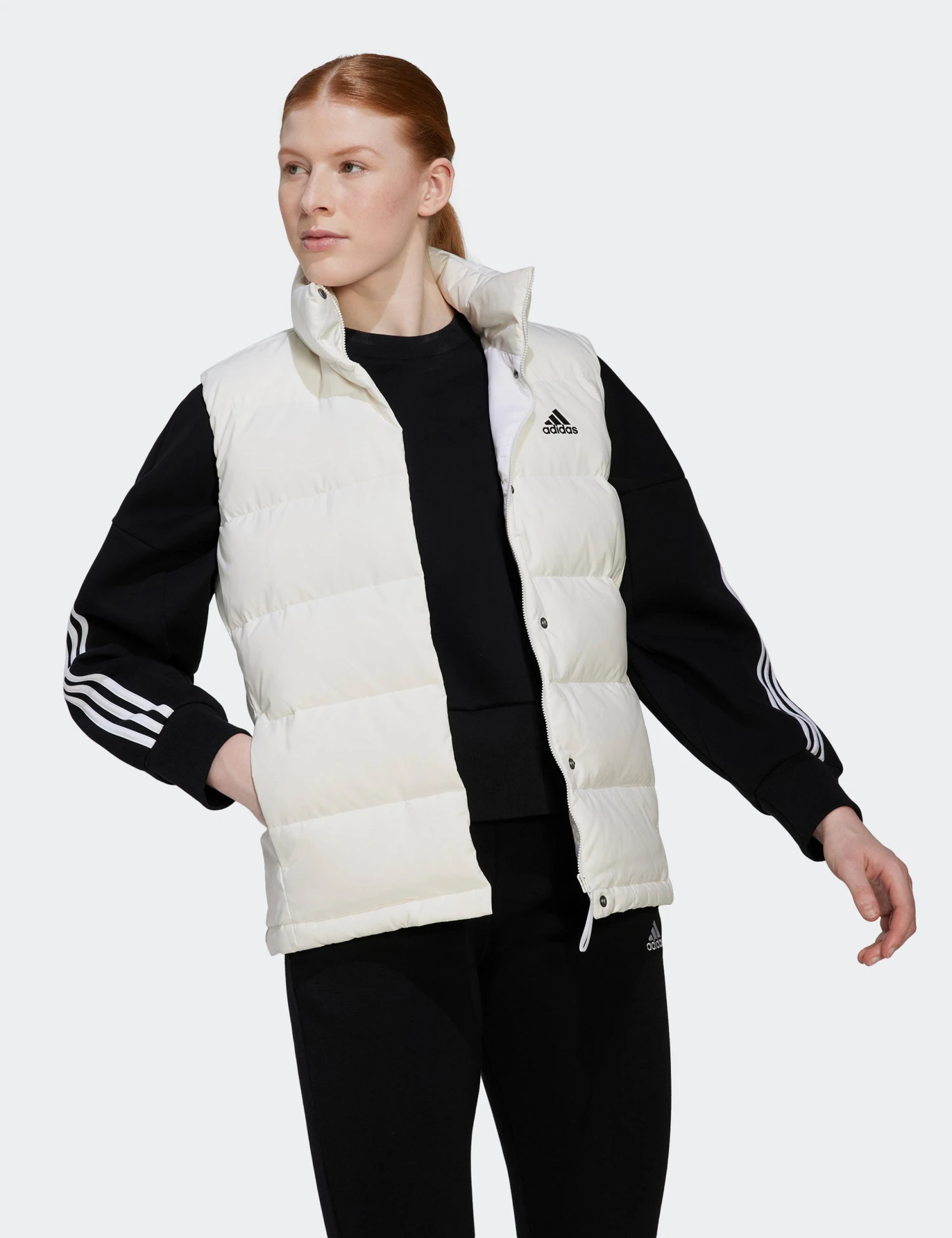 ADIDAS Helionic Down Vest - White 2 ADIDAS Helionic Down Vest - White - Image 2