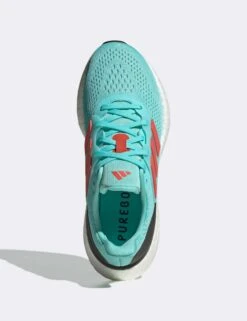 ADIDAS Pureboost 23 Shoes - Flash Aqua/Bright Red/Crystal White -Outlet Elevate Activewear Store adidas pureboost 23 shoes aqua red white if2389 2