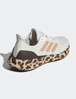 ADIDAS Pureboost 23 Shoes - Core White/Gold Metallic/Shadow Brown -Outlet Elevate Activewear Store adidas pureboost 23 shoes white gold brown if1558 6
