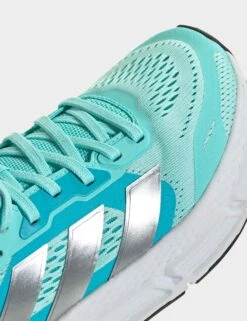 ADIDAS Questar Shoes - Flash Aqua/Silver Metallic/Solar Red -Outlet Elevate Activewear Store adidas questar shoes aqua silver red if4686 2