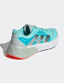 ADIDAS Questar Shoes - Flash Aqua/Silver Metallic/Solar Red -Outlet Elevate Activewear Store adidas questar shoes aqua silver red if4686 4