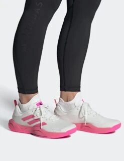ADIDAS Rapidmove Trainer - Cloud White/Pink Fusion/Lucid Pink -Outlet Elevate Activewear Store adidas rapidmove trainer white pink if0969 2