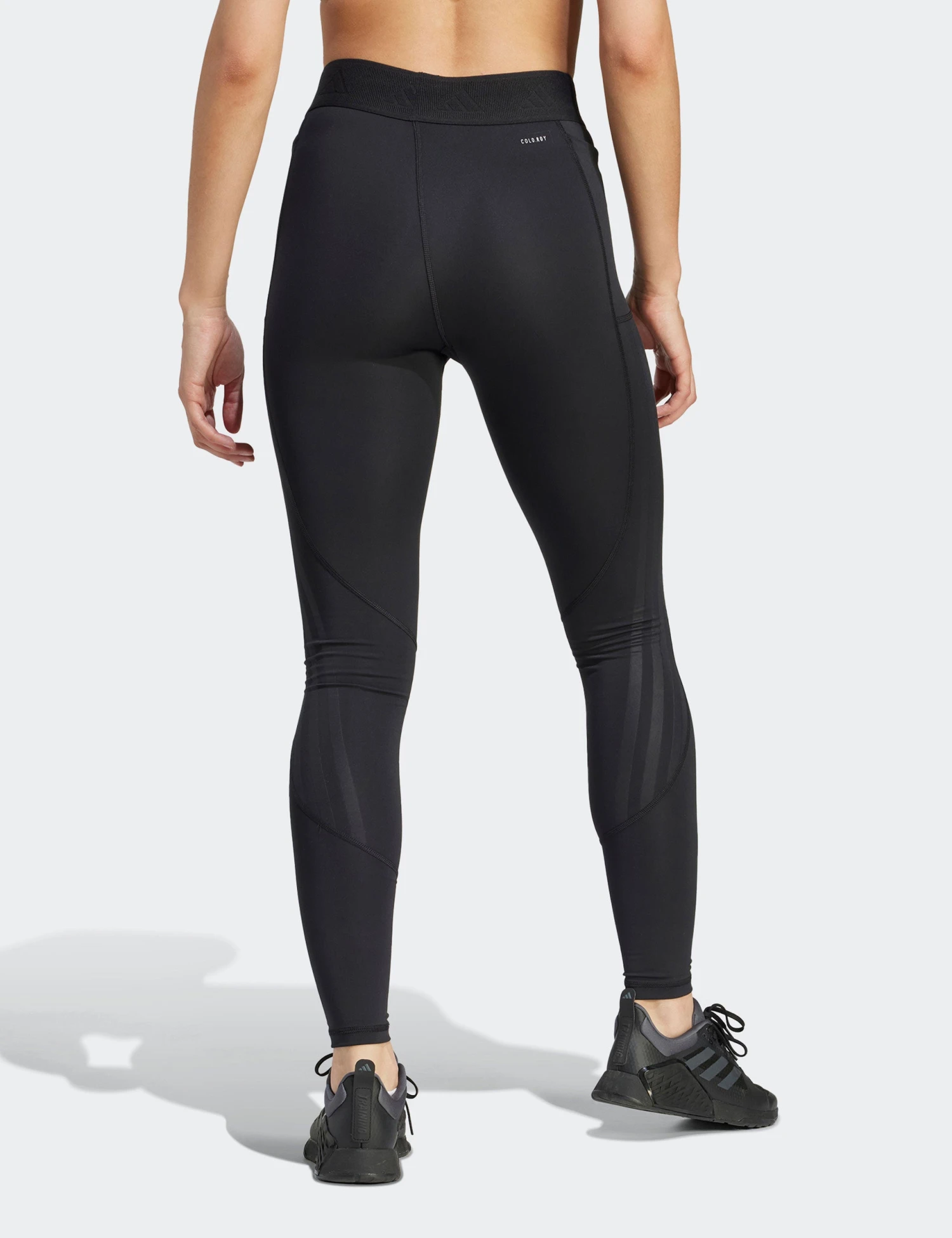 ADIDAS Techfit COLD.RDY Full-Length Leggings - Black 2 ADIDAS Techfit COLD.RDY Full-Length Leggings - Black - Image 2