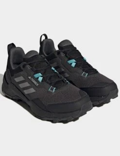 ADIDAS TERREX AX4CBLACK/GRETHR/MINTON -Outlet Elevate Activewear Store adidas terrex ax4 hiking shoes black grey mint hq1045 5