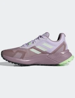 ADIDAS Terrex Soulstride Trail Running Shoes - Preloved Fig/Crystal Jade/Semi Green Spark -Outlet Elevate Activewear Store adidas terrex soulstride trail running shoes fig jade green id7762 6