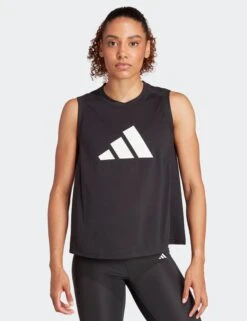 ADIDAS Train Essentials Big Performance Logo Training Tank Top - Black