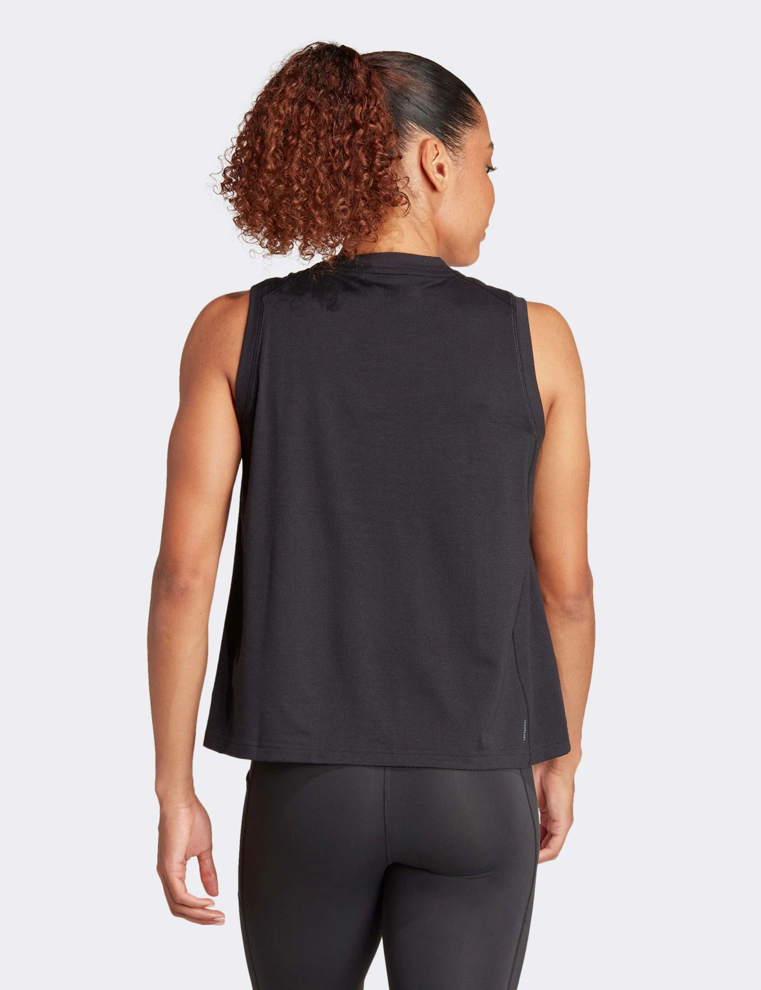 ADIDAS Train Essentials Big Performance Logo Training Tank Top - Black 2 ADIDAS Train Essentials Big Performance Logo Training Tank Top - Black - Image 2