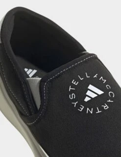 Court Slip-On Shoes - Core Black/Off White/Cloud White -Outlet Elevate Activewear Store adidas x stella mccartney court slip on shoes black white hp2772 3