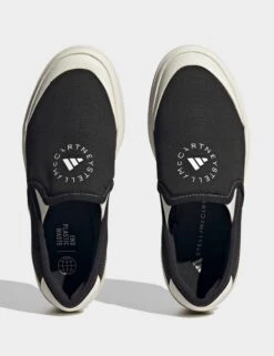 Court Slip-On Shoes - Core Black/Off White/Cloud White -Outlet Elevate Activewear Store adidas x stella mccartney court slip on shoes black white hp2772 8