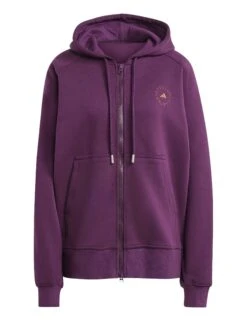 Full-Zip Hoodie - Red Night -Outlet Elevate Activewear Store adidas x stella mccartney full zip hoodie red night ij0578 2