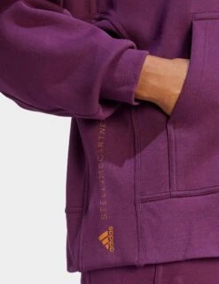 Full-Zip Hoodie - Red Night -Outlet Elevate Activewear Store adidas x stella mccartney full zip hoodie red night ij0578 3