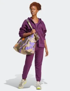 Full-Zip Hoodie - Red Night -Outlet Elevate Activewear Store adidas x stella mccartney full zip hoodie red night ij0578 5