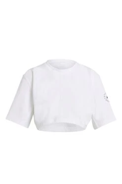 Future Playground Crop Top - White -Outlet Elevate Activewear Store adidas x stella mccartney future playground crop top white GL7339 5