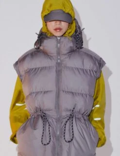 Long Padded Jacket - Brown 9 Long Padded Jacket - Brown -Outlet Elevate Activewear Store adidas x stella mccartney long padded winter jacket brown it5737 4