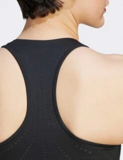 Training Crop Top - Black -Outlet Elevate Activewear Store adidas x stella mccartney training crop top black IB5528 3