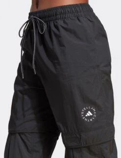 TrueCasuals Woven Solid Track Pants - Black -Outlet Elevate Activewear Store adidas x stella mccartney truecasuals woven solid track pants black ij0564 6