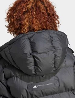 TrueNature Long Padded Jacket - Black -Outlet Elevate Activewear Store adidas x stella mccartney truenature long padded jacket black hz9130 3