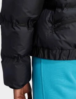 TrueNature Short Padded Winter Jacket - Black -Outlet Elevate Activewear Store adidas x stella mccartney truenature short padded winter jacket black il9613 4