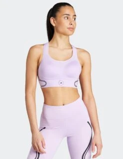 TruePace High Support Sports Bra - Purple Glow
