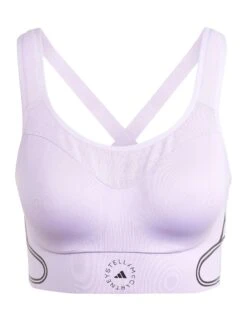 TruePace High Support Sports Bra - Purple Glow -Outlet Elevate Activewear Store adidas x stella mccartney truepace high support sports bra purple glow II3229 2
