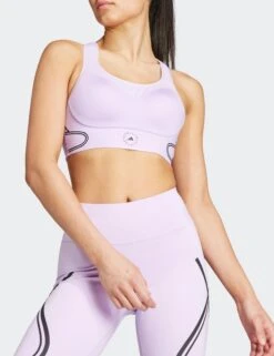 TruePace High Support Sports Bra - Purple Glow -Outlet Elevate Activewear Store adidas x stella mccartney truepace high support sports bra purple glow II3229 8