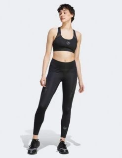 TruePurpose Optime Training Leggings - Black -Outlet Elevate Activewear Store adidas x stella mccartney truepurpose optime training leggings black IB6792 5