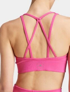 TrueStrength Medium-Support Bra - Real Magenta/Tech Earth -Outlet Elevate Activewear Store adidas x stella mccartney truestrength medium support bra magenta earth it5718 4