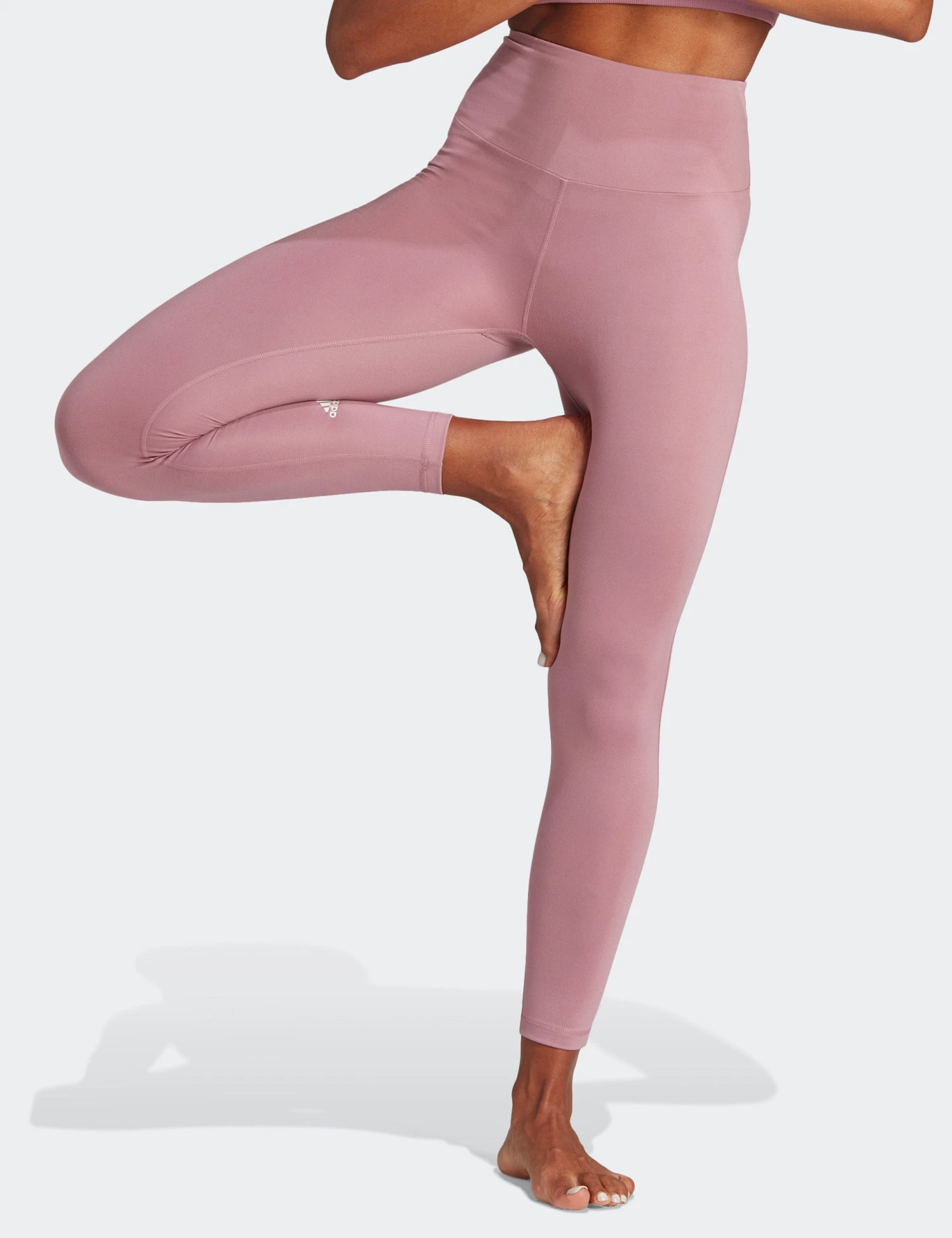 ADIDAS Yoga Essentials High-Waisted Leggings - Wonder Orchid 1 ADIDAS Yoga Essentials High-Waisted Leggings - Wonder Orchid