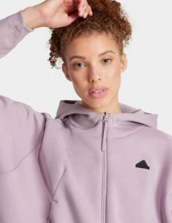 ADIDAS Z.N.E. Full-Zip Hoodie - Preloved Fig -Outlet Elevate Activewear Store adidas zne full zip hoodie preloved fig is3934 4