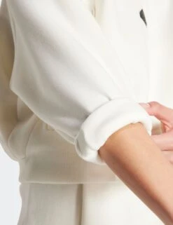 ADIDAS Z.N.E. Quarter-Zip Track Jacket - Off White -Outlet Elevate Activewear Store adidas zne quarter zip track jacket off white is3898 3