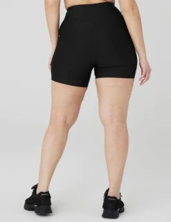 5" Airlift Energy Short - Black -Outlet Elevate Activewear Store alo yoga 5in airlift energy short black W6364R 4