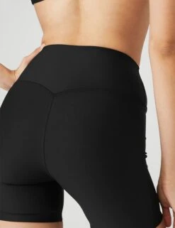 5" Airlift Energy Short - Black -Outlet Elevate Activewear Store alo yoga 5in airlift energy short black W6364R 6