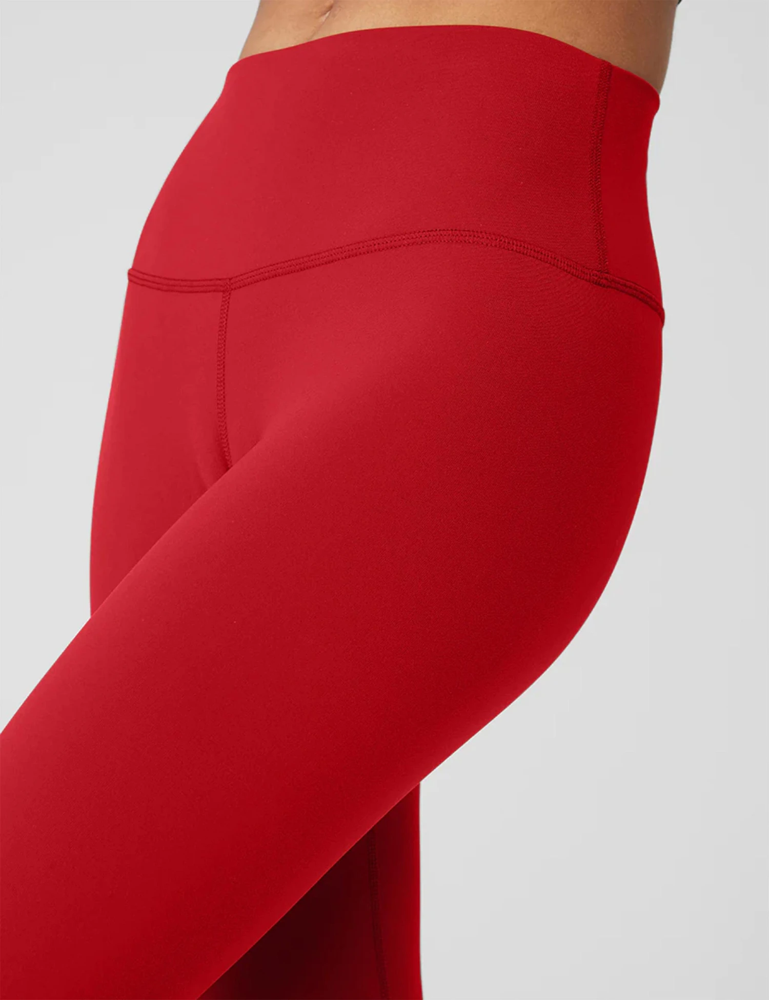 7/8 High Waisted Airbrush Legging - Classic Red 4 7/8 High Waisted Airbrush Legging - Classic Red - Image 4