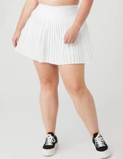 Grand Slam Tennis Skort - White 10 Grand Slam Tennis Skort - White -Outlet Elevate Activewear Store alo yoga grand slam tennis skirt white W6289R 5