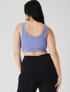 Wellness Bra - Infinity Blue 11 Wellness Bra - Infinity Blue -Outlet Elevate Activewear Store alo yoga wellness bra infinity blue W9634R 6