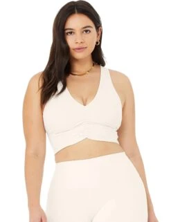 Wild Thing Bra - Ivory -Outlet Elevate Activewear Store alo yoga wild thing bra ivory W9327R 4