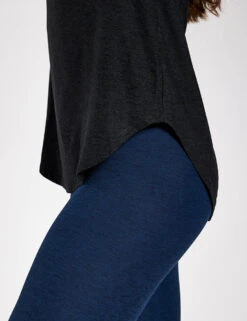 Beyond Yoga Featherweight On The Down Low Tee - Darkest Night -Outlet Elevate Activewear Store beyond yoga featherweight on the down low tee darkest night GIP523 0032