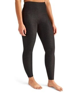 Beyond Yoga SoftMark High Waisted Midi Legging - Charcoal Leopard 5 Beyond Yoga SoftMark High Waisted Midi Legging - Charcoal Leopard -Outlet Elevate Activewear Store beyond yoga softmark hw midi legging charcoal leopard PY3243 3