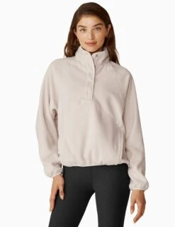 Beyond Yoga Tranquility Pullover - Lunar Rock