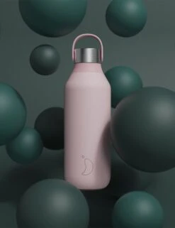 Series 2 Water Bottle 500ml - Blush Pink -Outlet Elevate Activewear Store chillys blush pink water bottle 500ml B2B B500S2BPNK 2