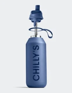 Series 2 Flip Water Bottle 500ml - Whale -Outlet Elevate Activewear Store chillys series 2 flip water bottle whale blue 500ml 3
