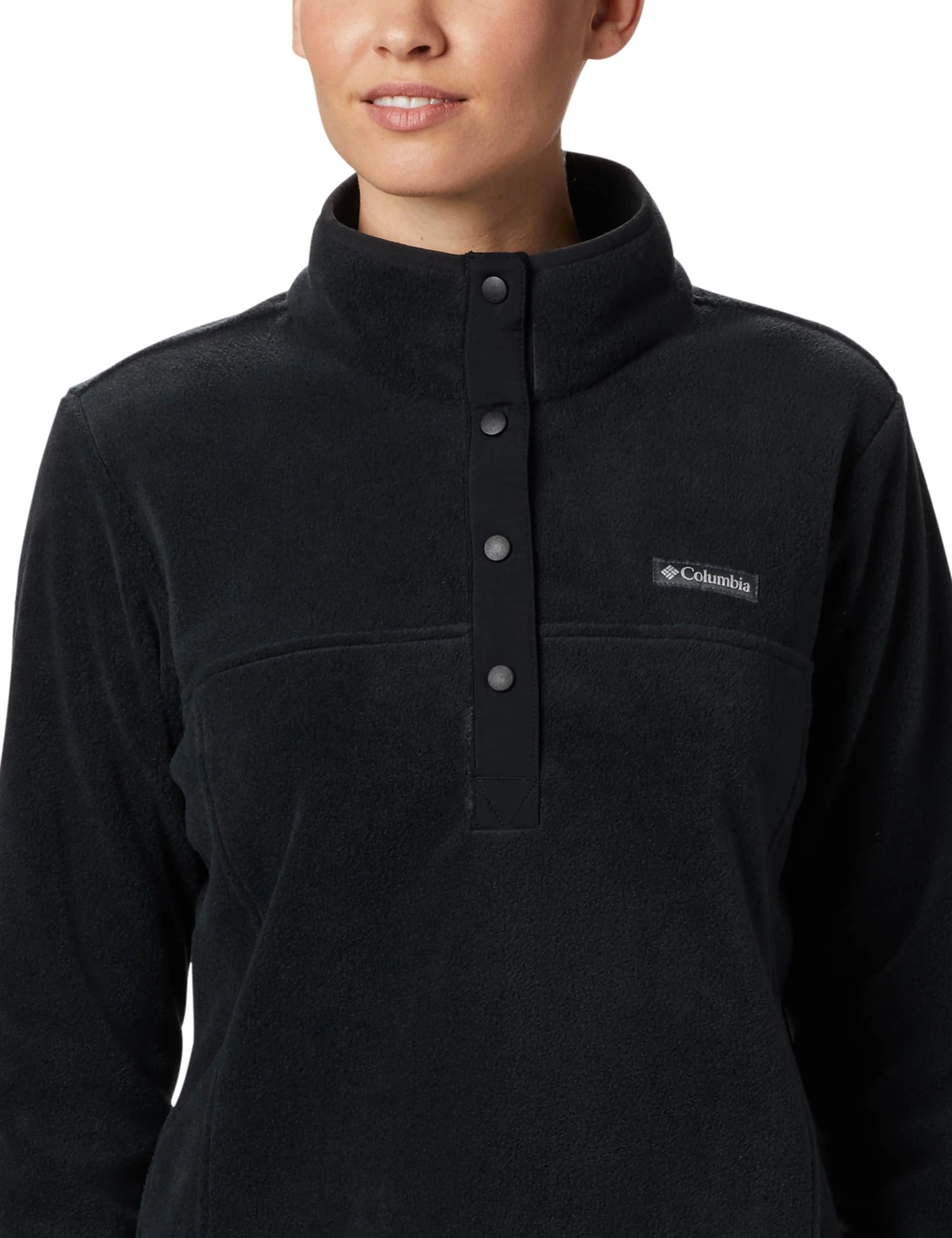 Columbia Benton Springs Half Snap Pullover - Black 4 Columbia Benton Springs Half Snap Pullover - Black - Image 4