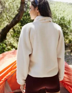 Hit The Slopes Fleece Jacket - Canvas -Outlet Elevate Activewear Store fp movement hit the slopes fleece jacket canvas 7