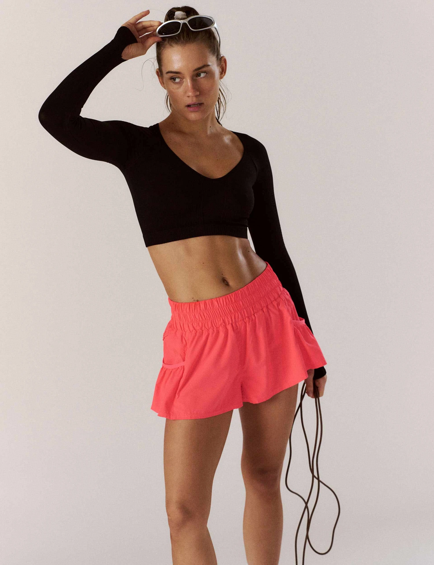 Get Your Flirt On Shorts - Electric Sunset 1 Get Your Flirt On Shorts - Electric Sunset