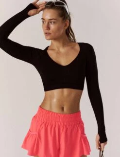 Get Your Flirt On Shorts - Electric Sunset 6 Get Your Flirt On Shorts - Electric Sunset -Outlet Elevate Activewear Store free people movement get your flirt on shorts electric sunset OB1211408 7762 2