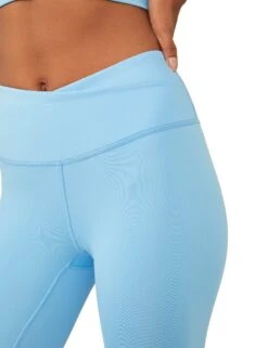 High Waisted 7/8 Wrap Lose Control Leggings - Alaskan Blue -Outlet Elevate Activewear Store free people movement hw 7 8 wrap lose control leggings alaskan blue OB1405439 5413 3
