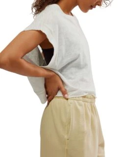 My Time Tee - White -Outlet Elevate Activewear Store free people movement my time tee white OB1265309 1100 3