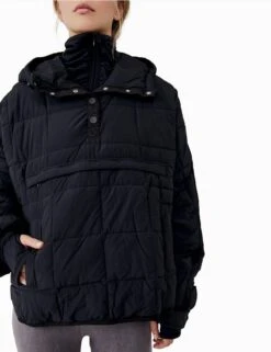 Pippa Packable Pullover Puffer - Black 7 Pippa Packable Pullover Puffer - Black -Outlet Elevate Activewear Store free people movement pippa packable pullover puffer black OB1227821 0010 2